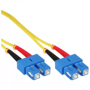 InLine optiskā dupleksā šķiedra SC/SC 9/125µm OS2 1m