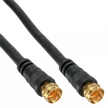 SAT kabelis Premium InLine 69315P 15m 2x ekranēts 2x F-vīrišķais melns
