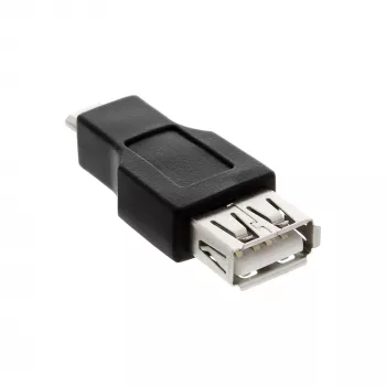 InLine Micro USB OTG adapteris Micro-B vīriešu uz USB A sieviešu