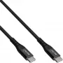 InLine USB 2.0 kabelis, USB-C vīriešu/vīriešu 100W ātrās uzlādes kabelis, 1m