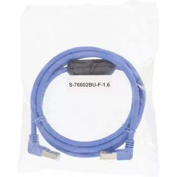 InLine Patch kabelis abpusēji leņķveida, S/FTP (PiMf), Cat.6, PVC, zils, 1,6 m
