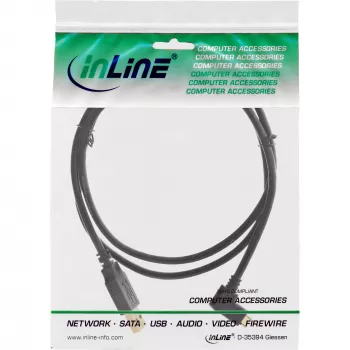 InLine Micro USB 2.0 kabelis USB A tēviņš / Micro-B tēviņš, leņķveida, melns, 1 m