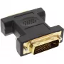 InLine DVI-D adapteris DVI-I 24+5 sievišķais / DVI-D 24+1 vīrišķais ar zelta kontaktiem