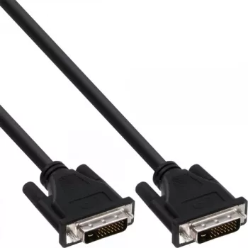 InLine DVI-D kabelis 24+1 vīrietis / vīrietis Dual Link 5m