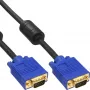 InLine Premium S-VGA kabelis 15HD tēviņš/tēviņš melns 10m