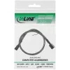 InLine Mini SAS HD kabelis SFF-8643 uz SFF-8643 ar sānjoslu 1m