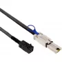 InLine Mini SAS HD kabelis SFF-8643 uz SFF-8088 1m