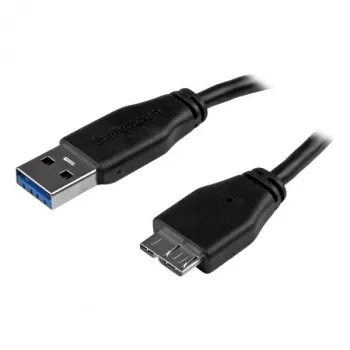 StarTech.com plānais Micro USB 3.0 kabelis - A/Micro-B - 15 cm
