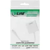InLine Mini DisplayPort vīrišķais / DVI-D 24+1 Sievišķais Adapteris balts, 0.15m