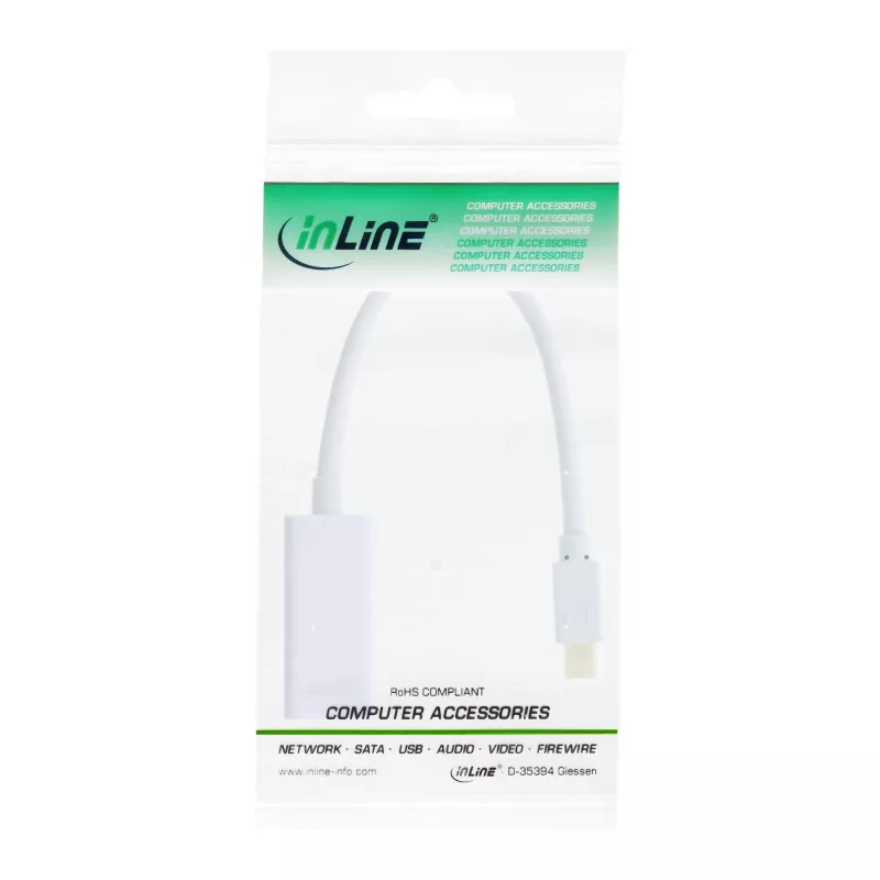 InLine Mini DisplayPort–HDMI adapteris ar audio 4K/30Hz 17193E