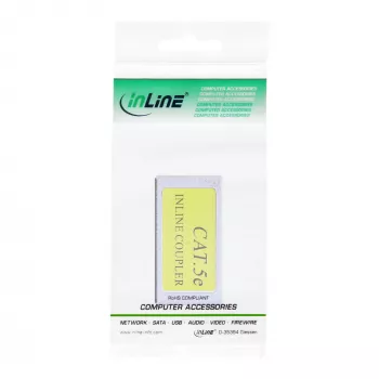 InLine Cat.5e Krosovers Adapteris tiešajam savienojumam 2x RJ45 sievišķais ekranēts