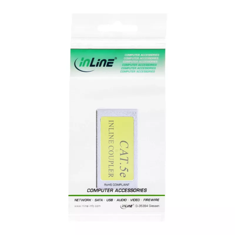InLine Cat.5e Krosovers Adapteris tiešajam savienojumam 2x RJ45 sievišķais ekranēts