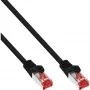 InLine 40gab. Bulk komplekts Patch kabelis, S/FTP PiMf, Cat.6, PVC, CCA, melns, 2m