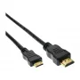 InLine HDMI mini kabelis, High Speed HDMI, AM/CM, apzeltīts, 0.5m