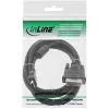 InLine HDMI-DVI kabelis 19-pin vīrietis / 18+1 vīrietis ar ferīta filtru melns 1m