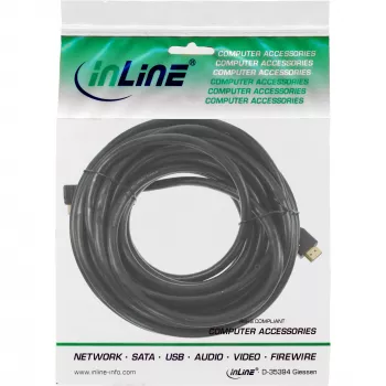 InLine HDMI mini kabelis High Speed Type A vīriešu / C vīriešu apzeltīts 0.3m