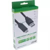 InLine USB 2.0 kabelis, USB-C vīriešu / USB-A vīriešu, melns, 0.3m