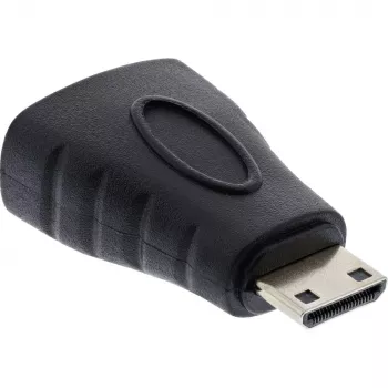 InLine HDMI A (siev.) uz HDMI C (tēviņš) adapteris, 4K/60Hz, zeltīts