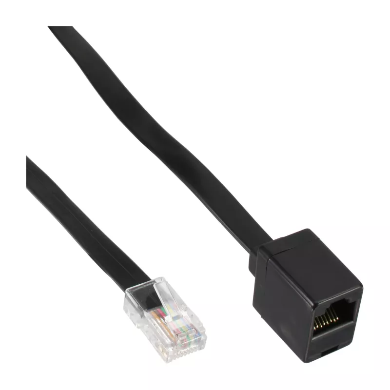 InLine ISDN pagarinājuma kabelis RJ45 8P8C vīrietis / sieviete 5m