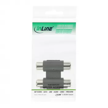 Audio adapteris 2x RCA sieviete / sieviete InLine 99318