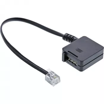 InLine TAE adaptera kabelis RJ11 6P4C vīrietis uz TAE-F sieviete 0,2 m