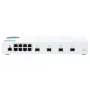 QNAP QSW-M408S tīkla slēdzis, pārvaldāms L2, Gigabit Ethernet (10/100/1000), balts