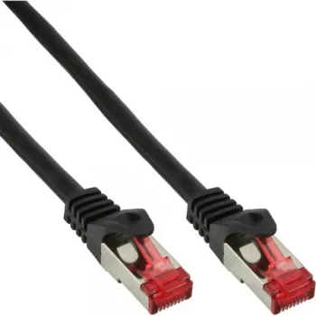InLine Patch Kabelis S/FTP PiMF Cat.6 250MHz PVC varš melns 50m