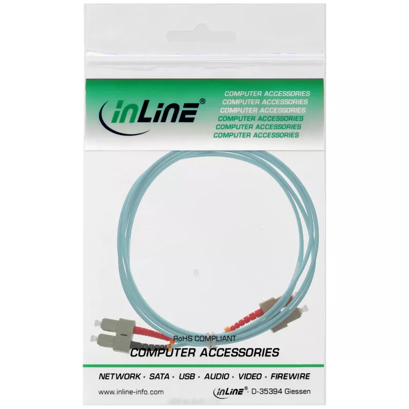 InLine Fiber Optical Duplex Cable SC/SC 50/125µm OM3 5m