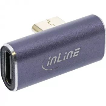 InLine USB4 Adapteris, USB-C tēviņš/mātīte vertikāli pa labi/pa kreisi leņķī