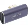 InLine USB4 Adapteris, USB-C tēviņš/mātīte vertikāli pa labi/pa kreisi leņķī