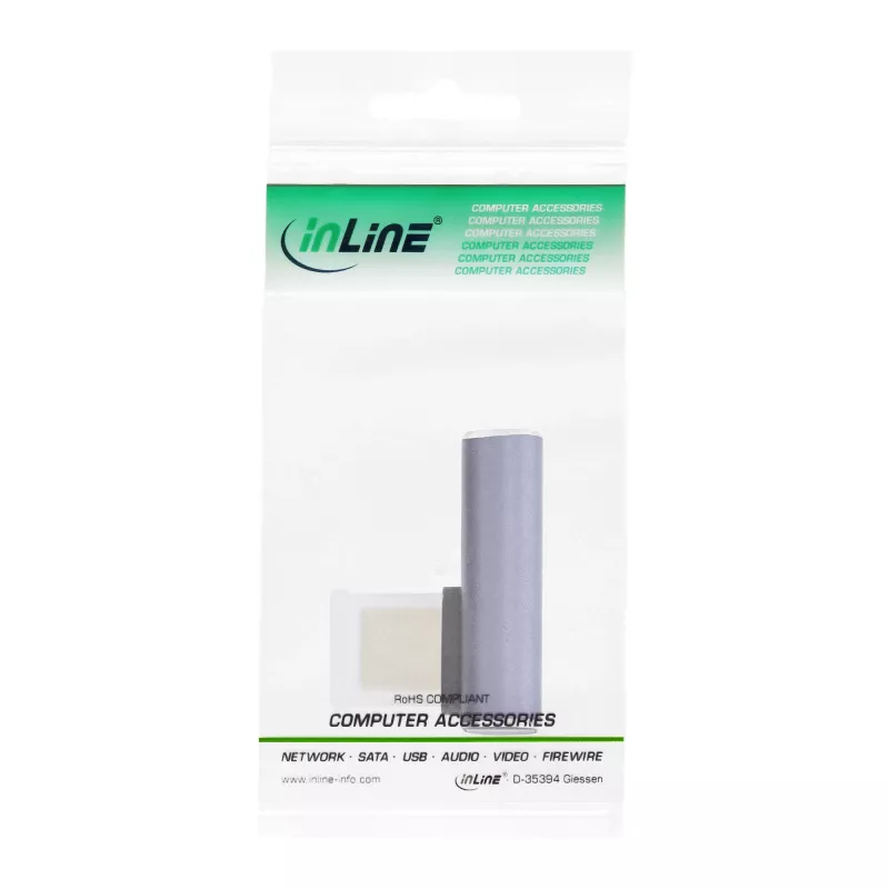 InLine USB4 Adapteris, USB-C tēviņš/mātīte vertikāli pa labi/pa kreisi leņķī