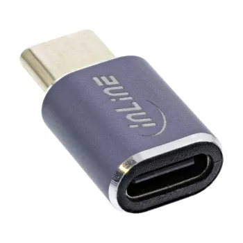 InLine USB4 Adapteris USB-C vīriešu/sieviešu alumīnija pelēks 35900A