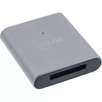 InLine karšu lasītājs USB 3.2 USB-C vai USB-A CFexpress Type B kartēm