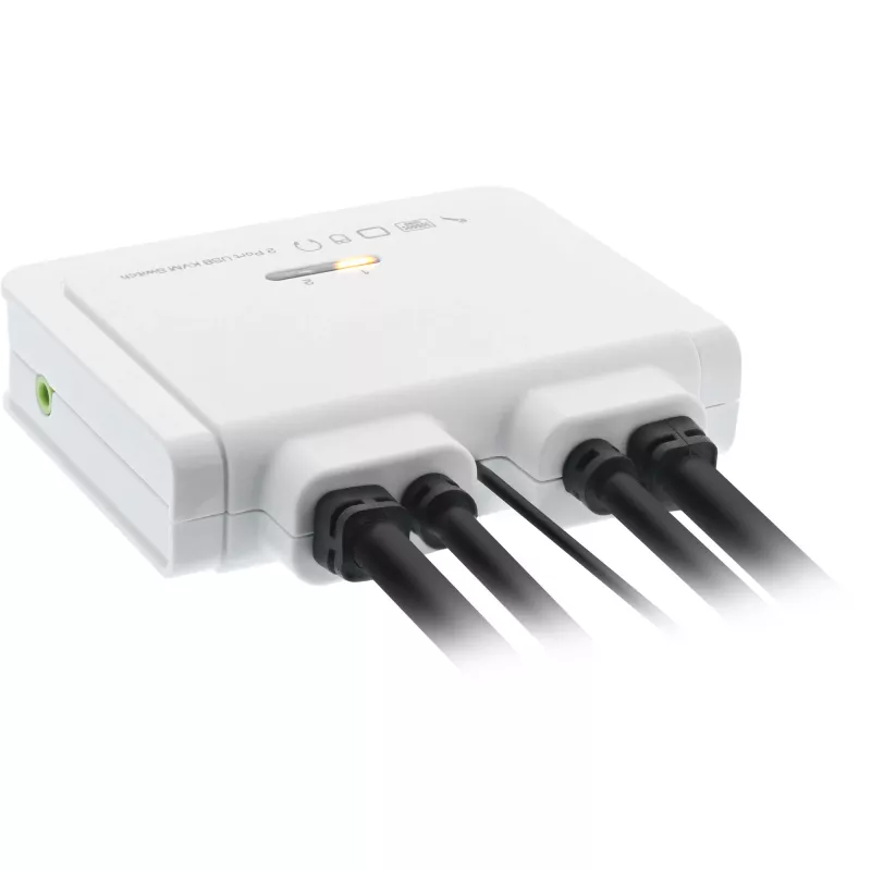 InLine 62613I 2-portu HDMI KVM slēdzis, 4K, USB, Audio