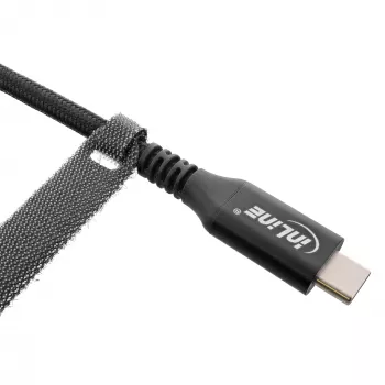 Velcro kabeļu saites InLine 12×150 mm, 10 gab., melnas