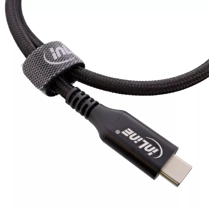 Velcro kabeļu saites InLine 12×150 mm, 10 gab., melnas