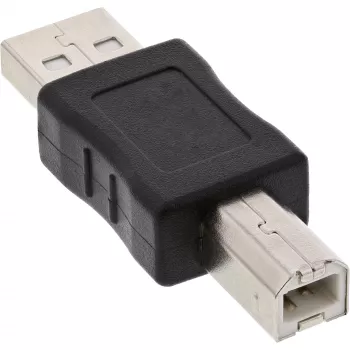USB 2.0 adapteris A tipa vīrišķais / B tipa vīrišķais InLine 33443A
