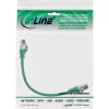 InLine Patch kabelis, S/FTP (PiMf), Cat.8.1, 2000MHz, bezhalogēns, zaļš, 0,25m