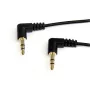 StarTech.com 1 pēdas (0,3 m) plāns 3,5 mm taisnleņķa stereo audio kabelis - vīriešu/vīriešu