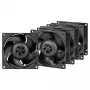 Ventilators ARCTIC S8038-7K 80 mm 118.93 m³/h Divkāršu lodīšu gultnis Melns