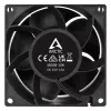 Ventilators ARCTIC S8038-10K 80 mm 102 cfm, divu lodīšu gultņi, melns