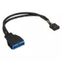 InLine USB 2.0 uz 3.0 iekšējais USB galvenes kabelis 33449I