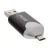 InLine USB3.0 Divpusējs karšu lasītājs, USB A un Micro-USB 2.0, SDXC un microSDXC