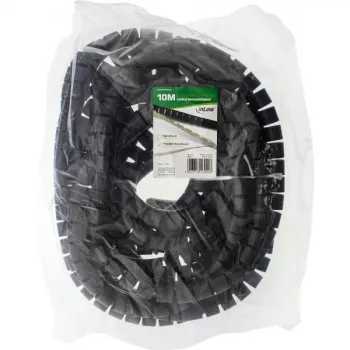 Elastīgais kabeļu kanāls InLine 59947V 10m melns 28mm