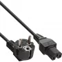 InLine B-16810 strāvas vads Melns 1.8 m Kontaktdakšas tips F C15 savienotājs