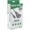 InLine USB-C uz seriālo adaptera kabelis, USB-C vīrišķais / DB9 vīrišķais, 1,8 m