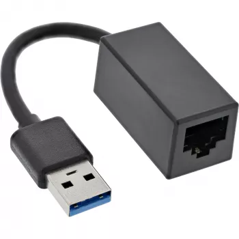 InLine USB 3.2 Gigabit Ethernet tīkla adaptera kabelis, USB-A (33380F)