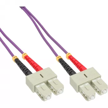 InLine Fiber Optical Duplex Cable SC/SC 83502P 50/125µm OM4 2m
