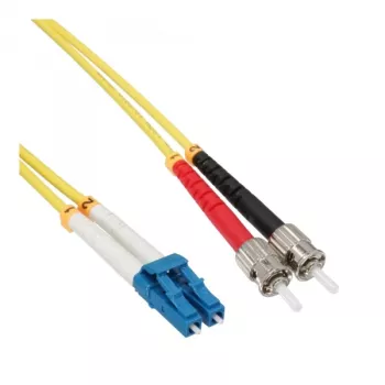 InLine optiskās šķiedras dupleksais kabelis LC/ST 9/125µm OS2 10m