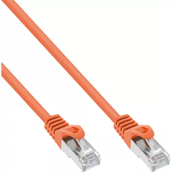 InLine Patch Kabelis SF/UTP Cat.5e oranžs 0,3m